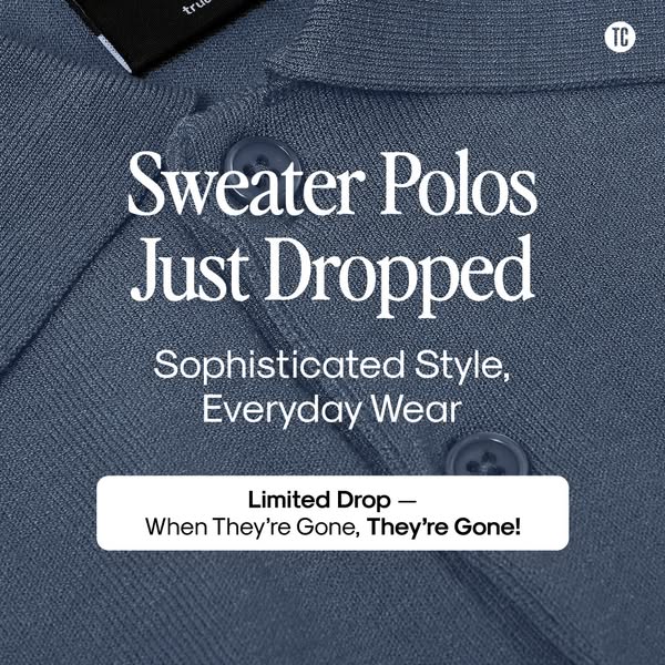 Get your Sweater Polo before they sell out...again